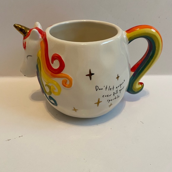 Natural Life Rainbow Unicorn Mug 16 oz - Picture 1 of 4